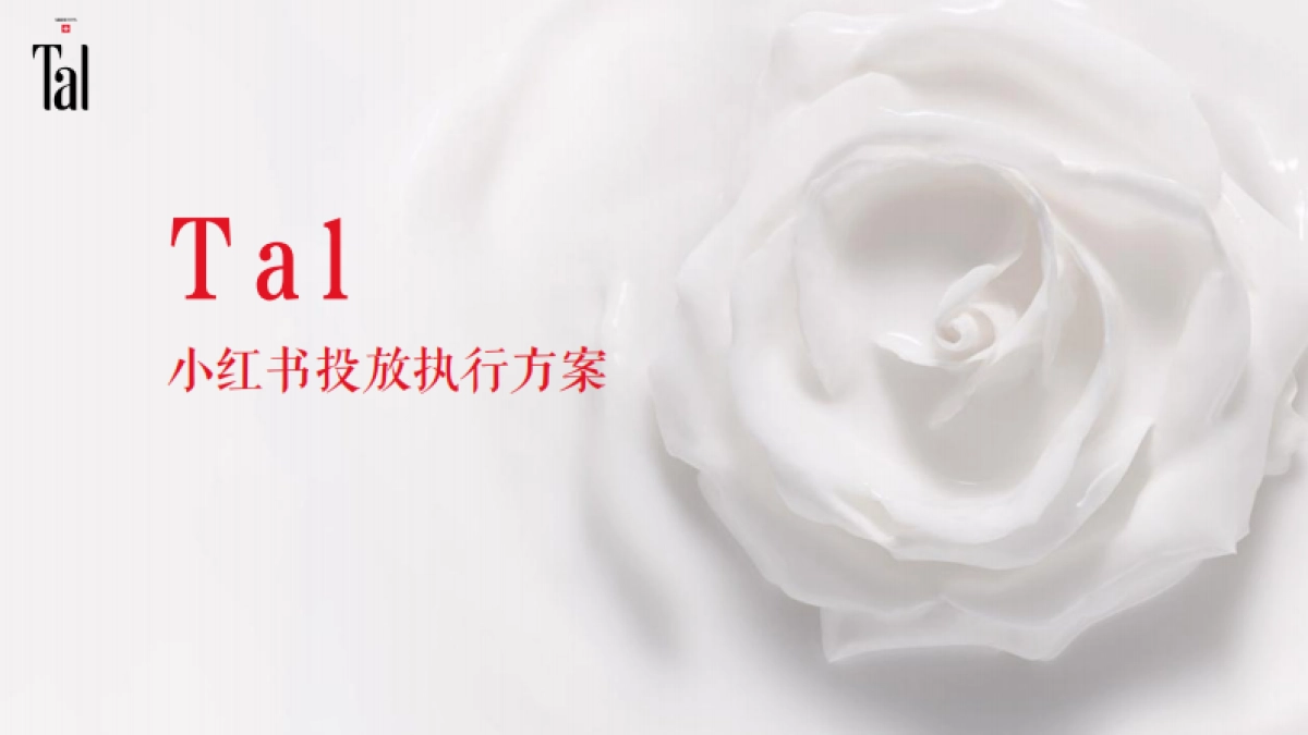 Tal小红书种草执行方案_第1页