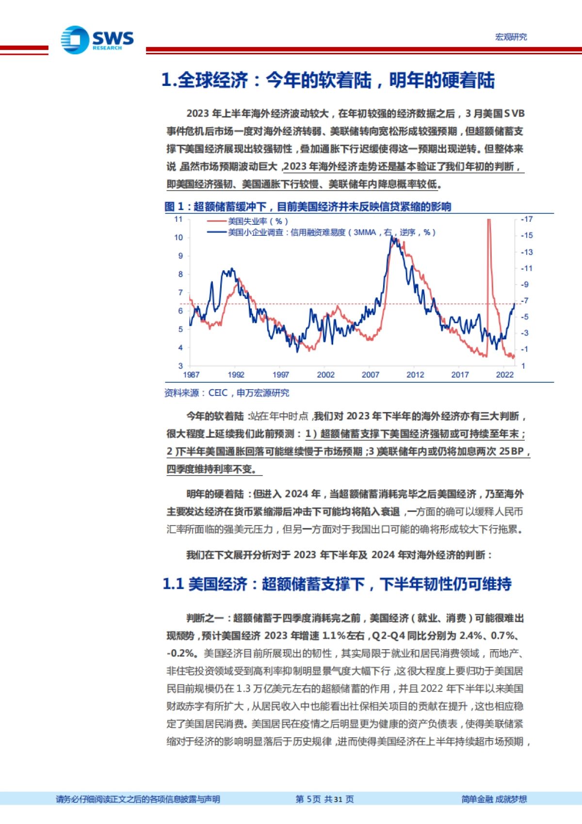2023年中宏观经济展望：峰回路转-申万宏源_第5页