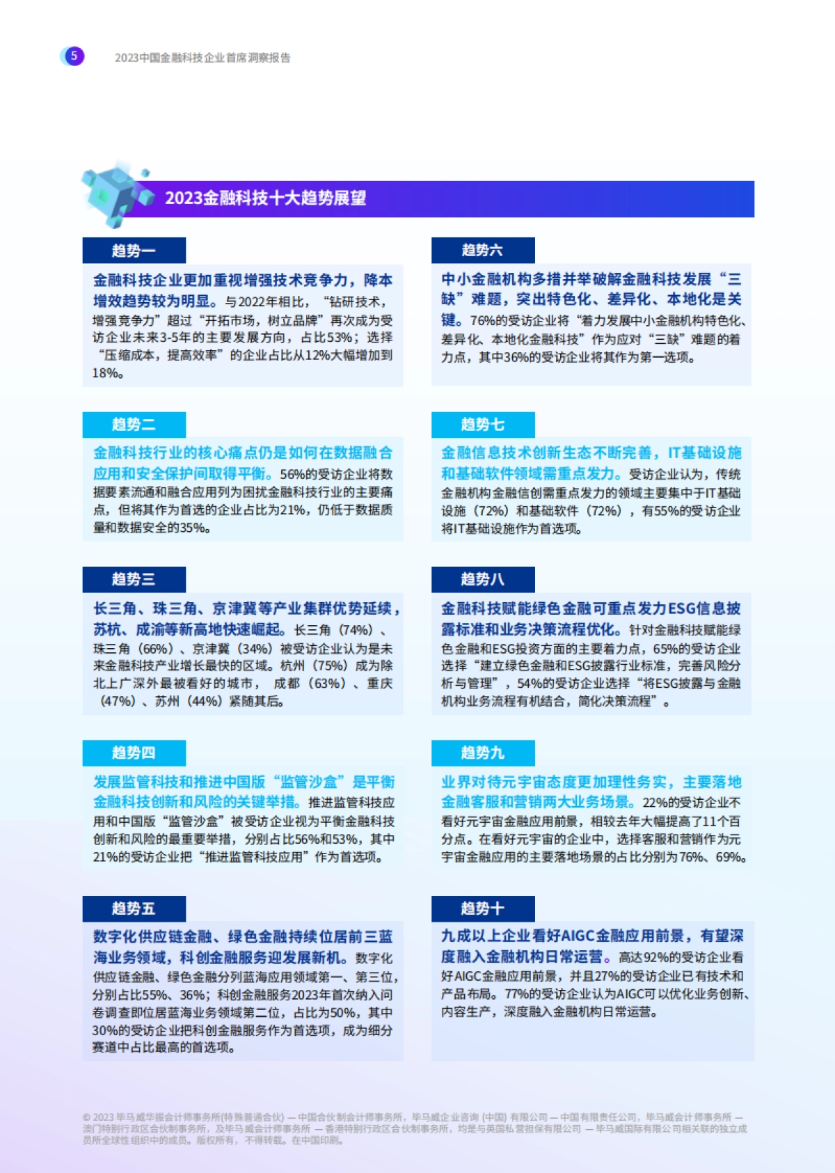 毕马威：2023中国金融科技企业首席洞察报告_第6页