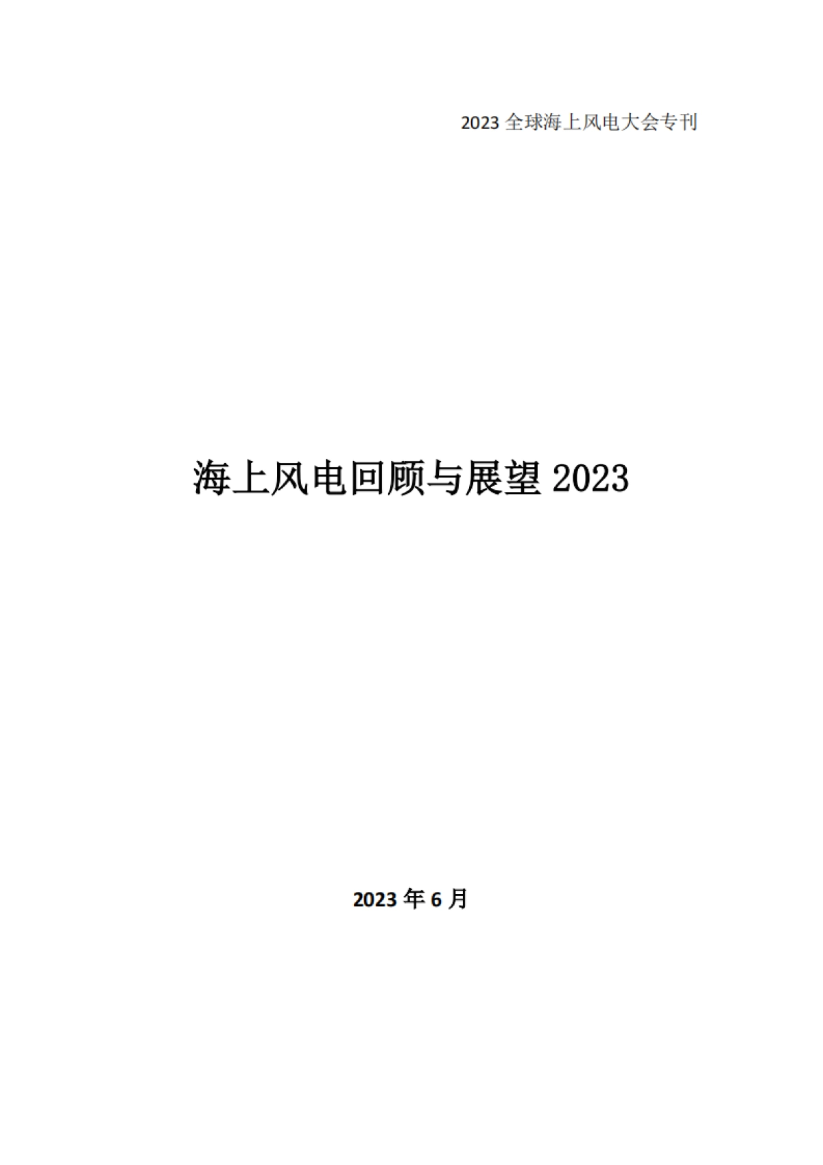 海上风电回顾与展望2023-全球海上风电大会-2023.6-42页_第2页