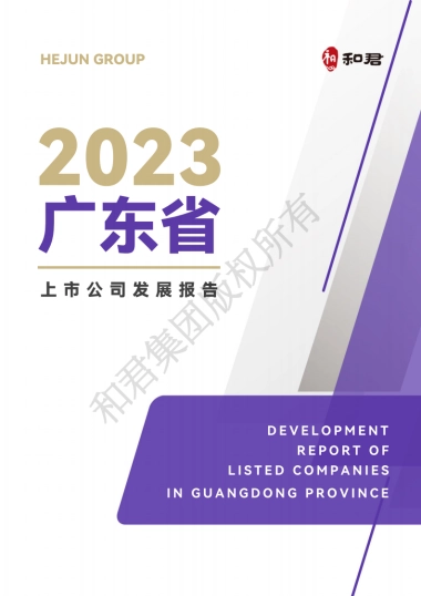 和君咨询：广东省上市公司发展报告（2023年）