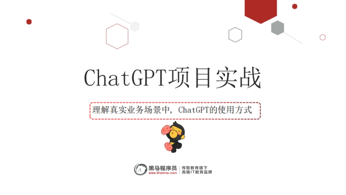黑马程序员-ChatGPT项目实战 _第1页