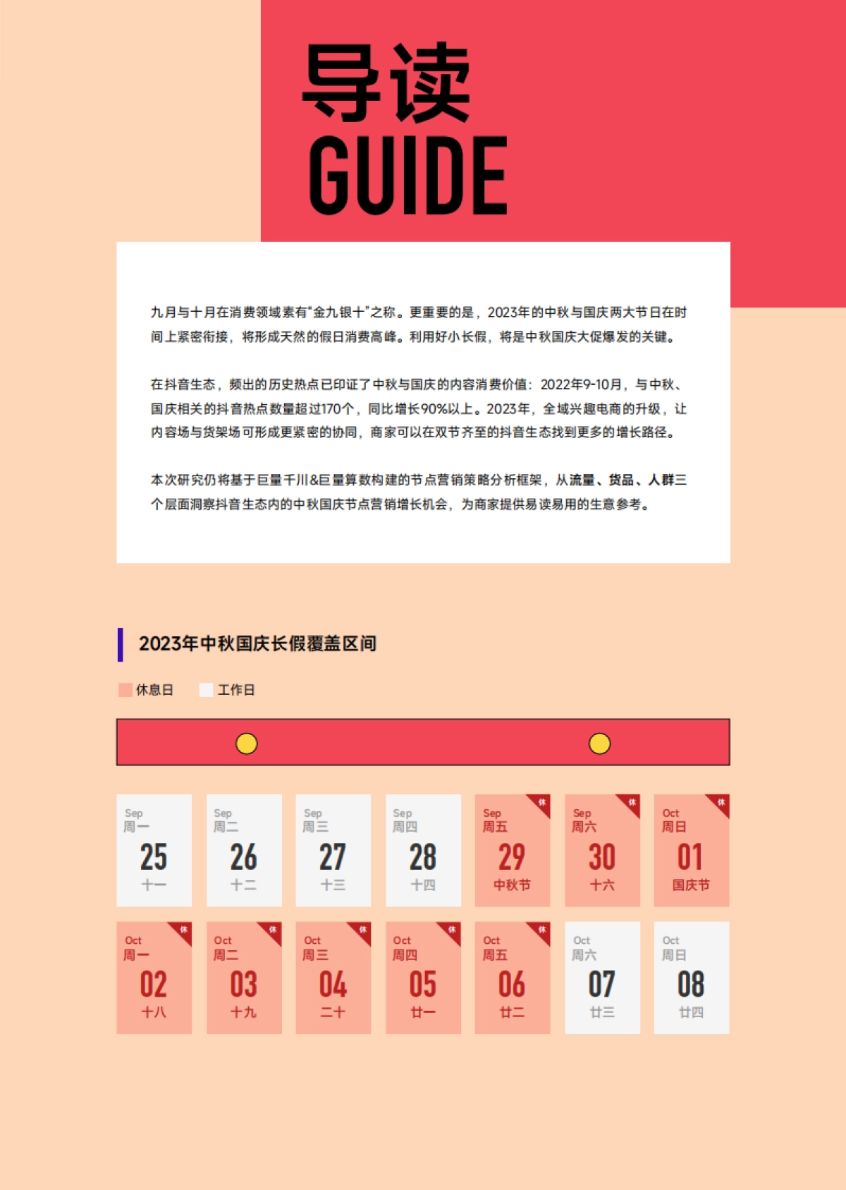 巨量算数：2023抖音中秋国庆大促经营策略前瞻_第2页