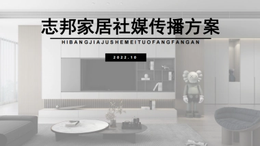 志邦家居社媒传播方案