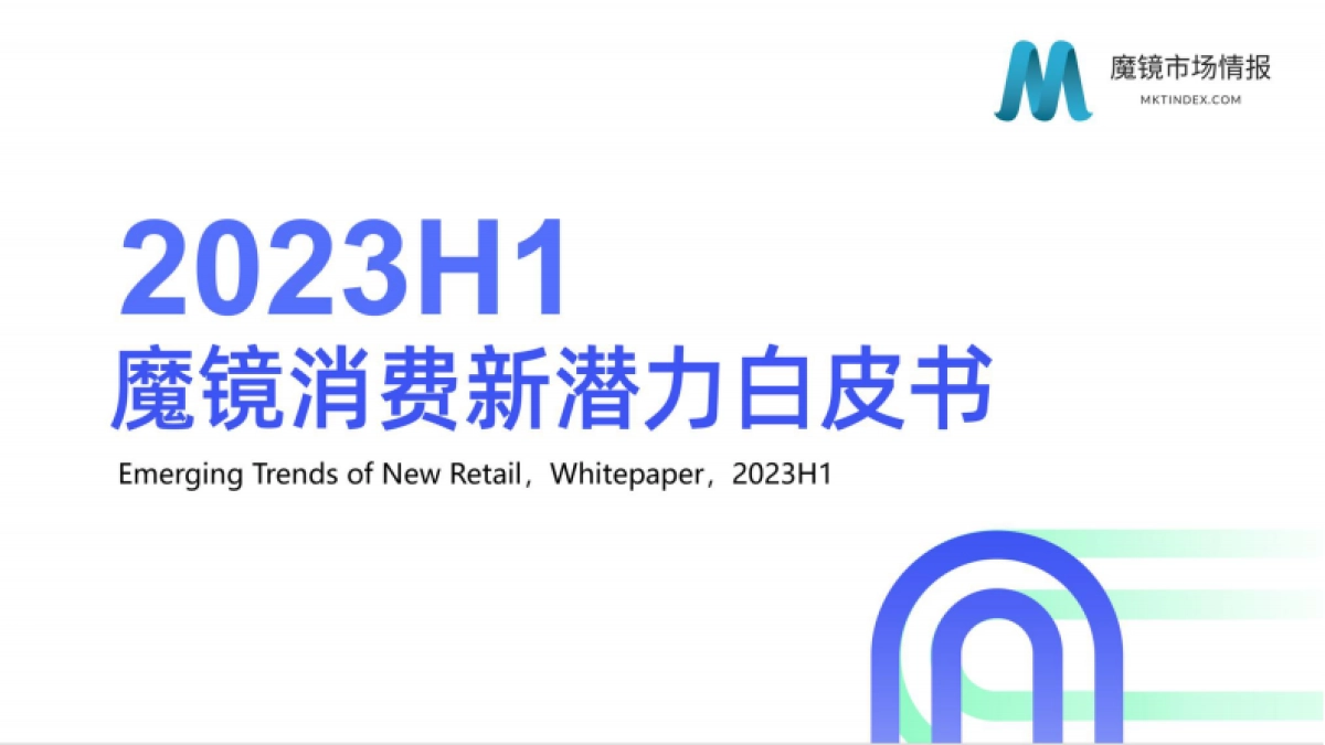 2023年H1消费新潜力白皮书-魔镜市场情报_第1页