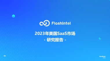FlashInteI：2023年美国SaaS市场研究报告