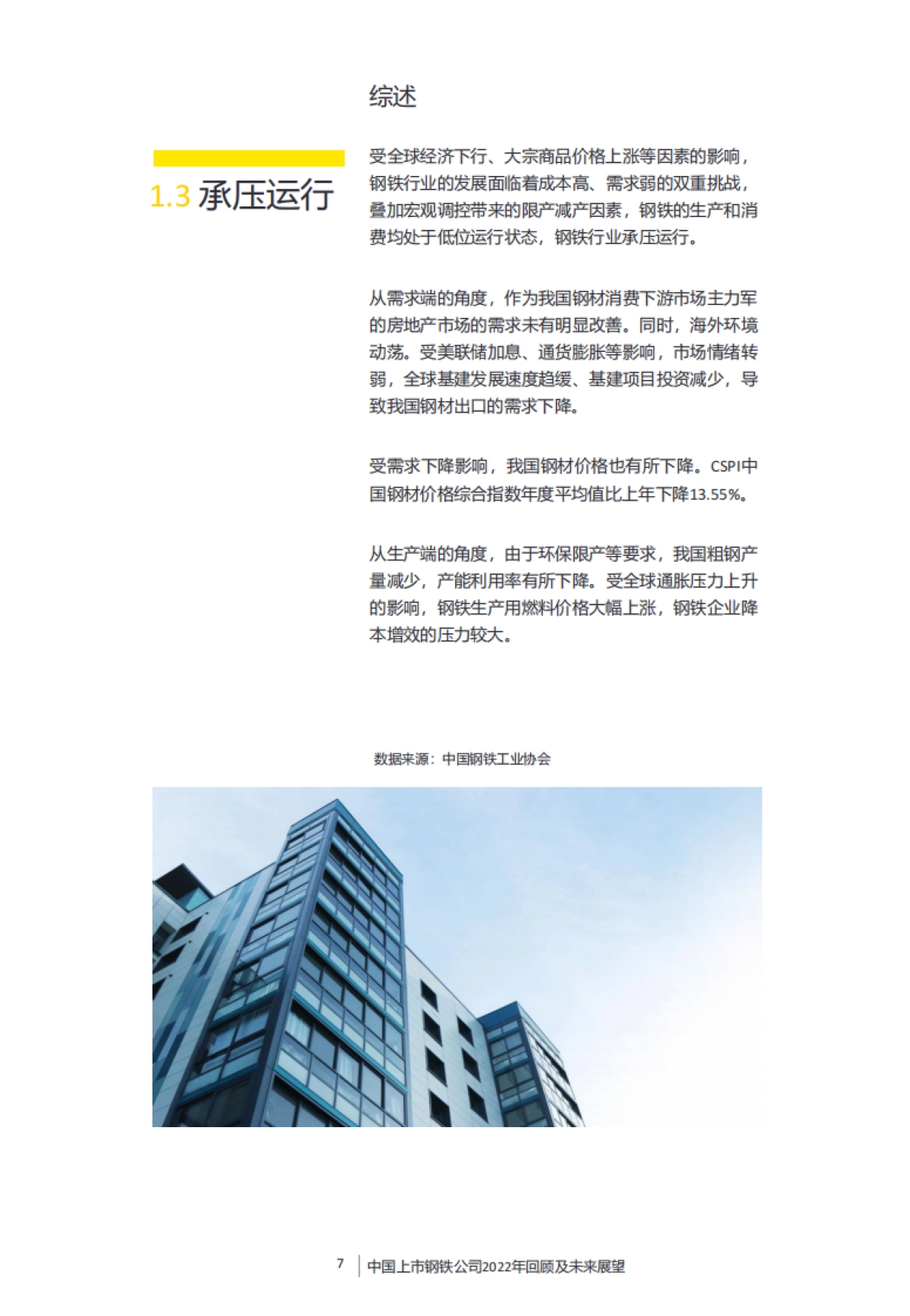 安永：中国上市钢铁公司2022年回顾及未来展望报告_第7页