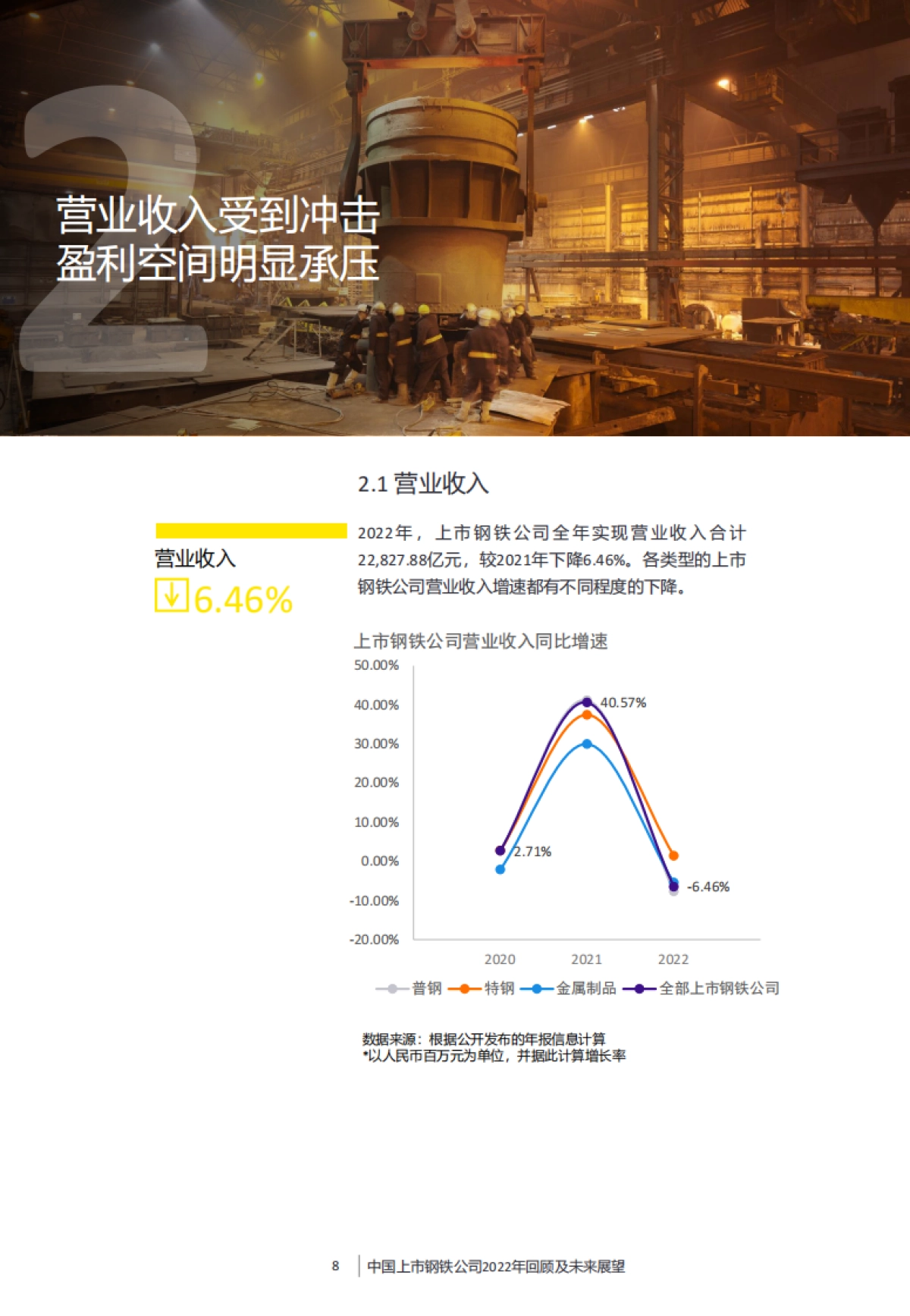 安永：中国上市钢铁公司2022年回顾及未来展望报告_第8页