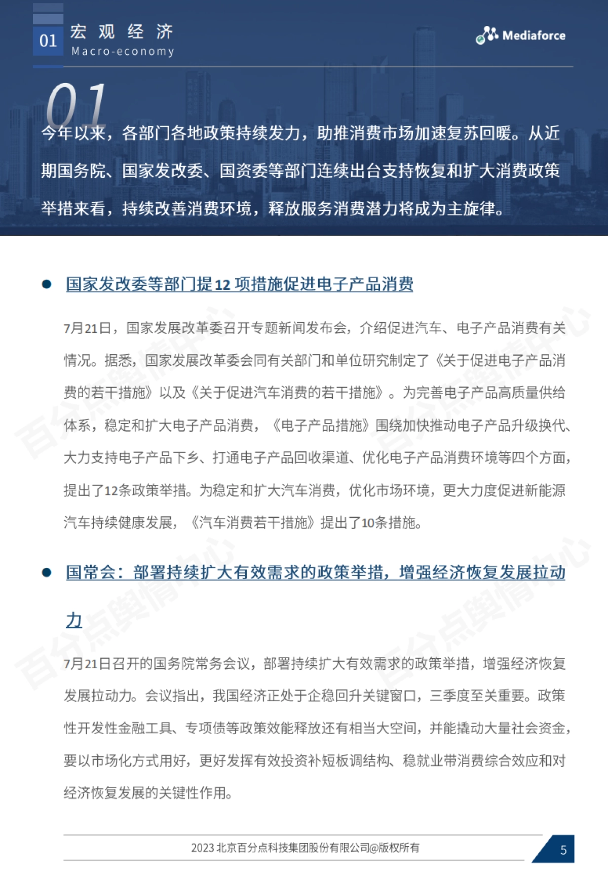 百分点：2023年7月宏观经济与行业热点报告_第5页