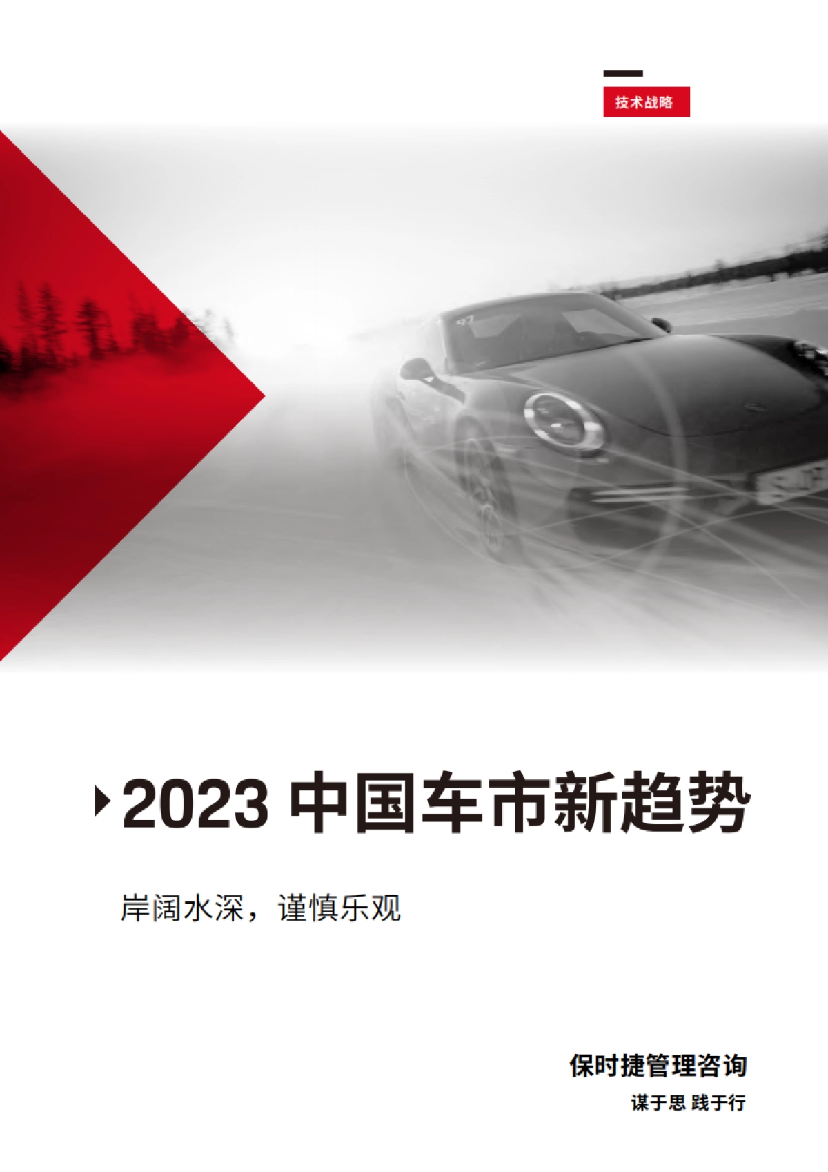 保时捷管理咨询:2023中国车市新趋势白皮书_第1页