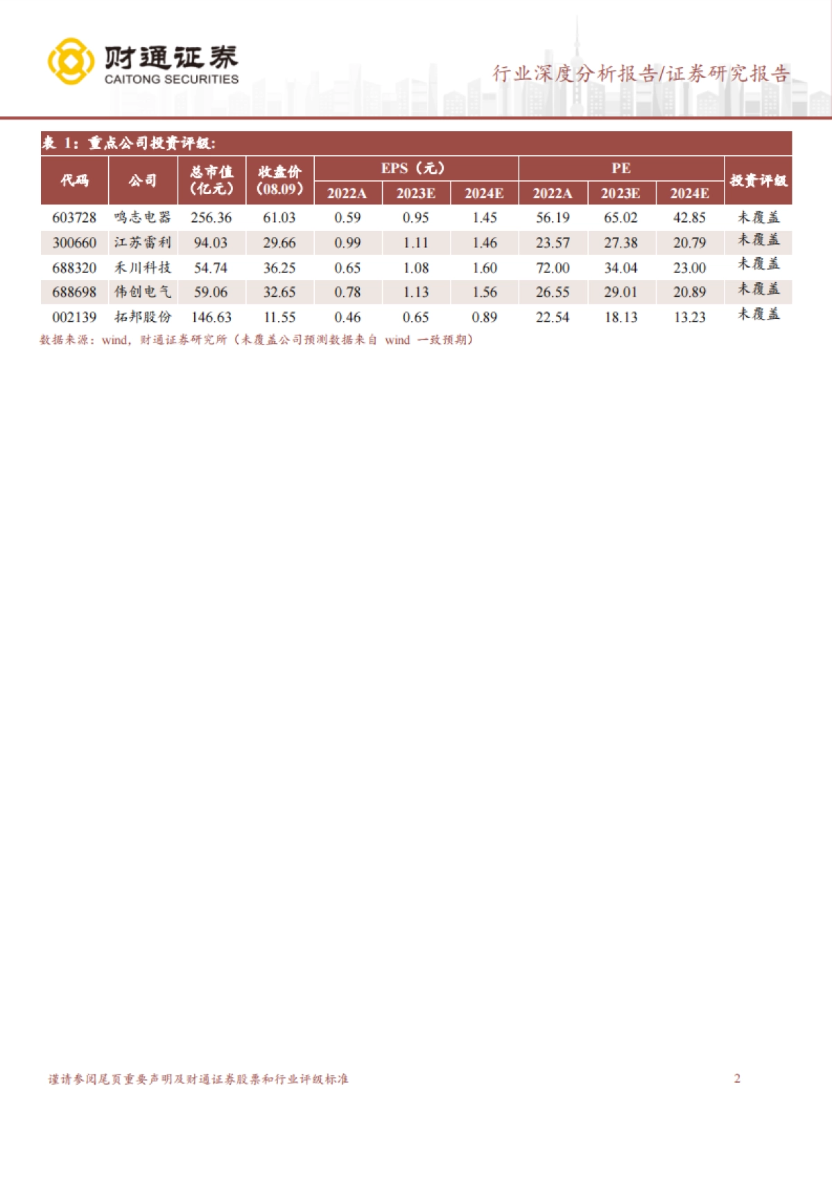财通证券:空心杯电机行业深度研究报告-外资占据主导地位-人形机器人打开成长空间_第2页