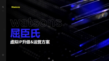 屈臣氏虚拟数字人打造方案