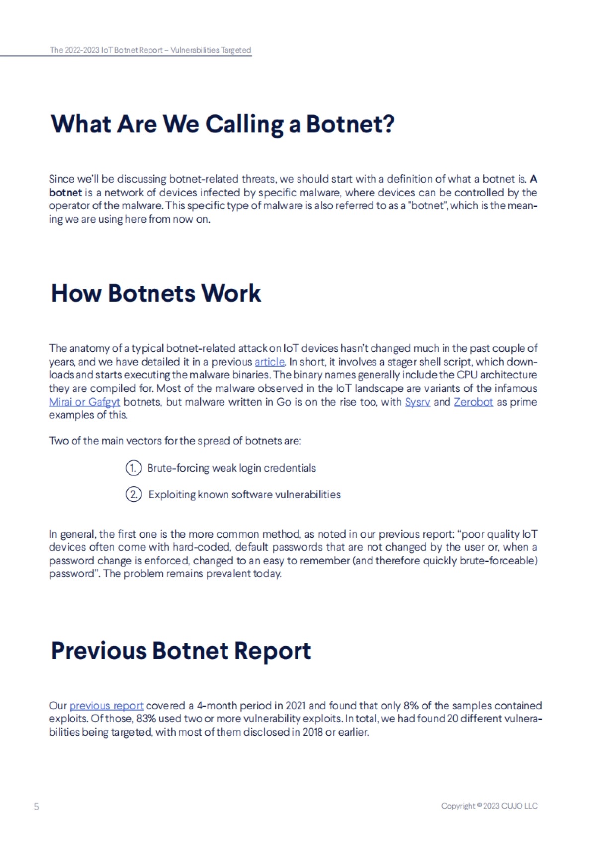 CUJO：2022-2023年物联网僵尸网络报告_第5页