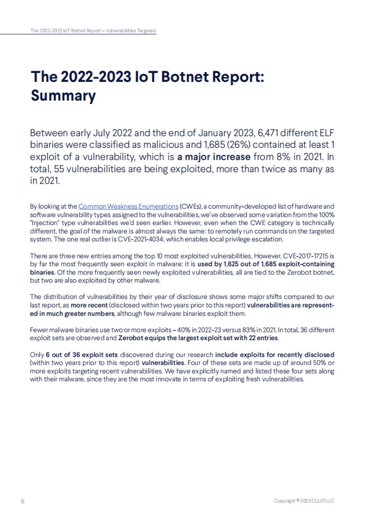 CUJO：2022-2023年物联网僵尸网络报告_第6页