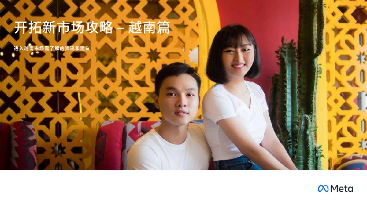 Meta：开拓新市场攻略-越南篇-进入越南市场需了解的资讯和建议_第1页