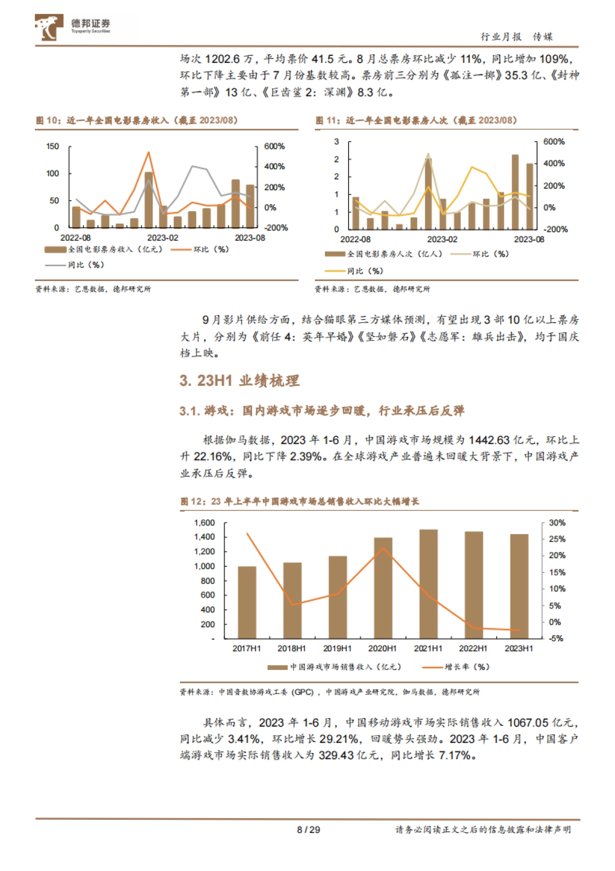 传媒互联网行业8月报：配置中报绩优标的；建议Q3积极布局AI应用-20230906-德邦证券-29页_第8页