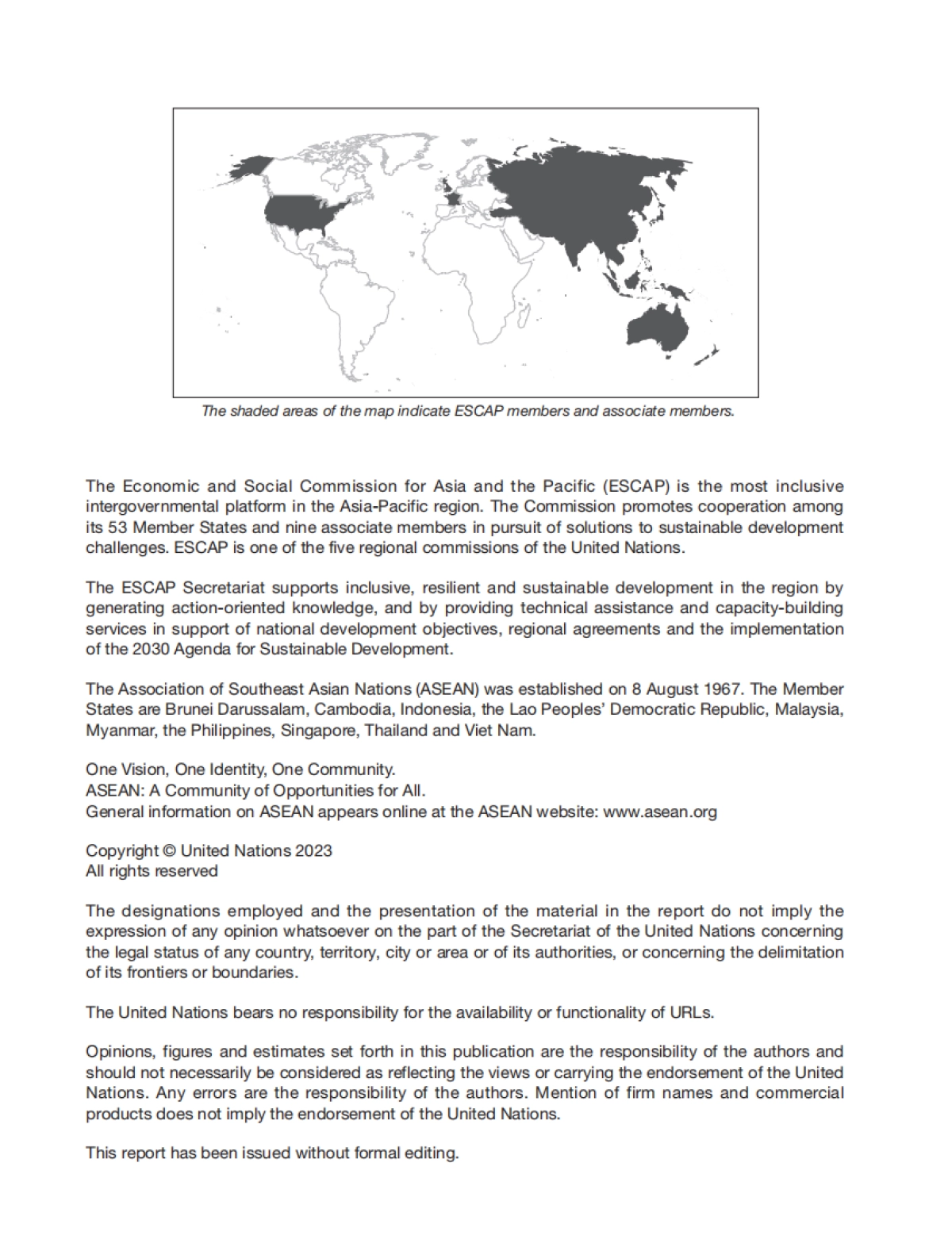 联合国亚太经社会:2023年东南亚国家联盟数字化和可持续贸易_第2页
