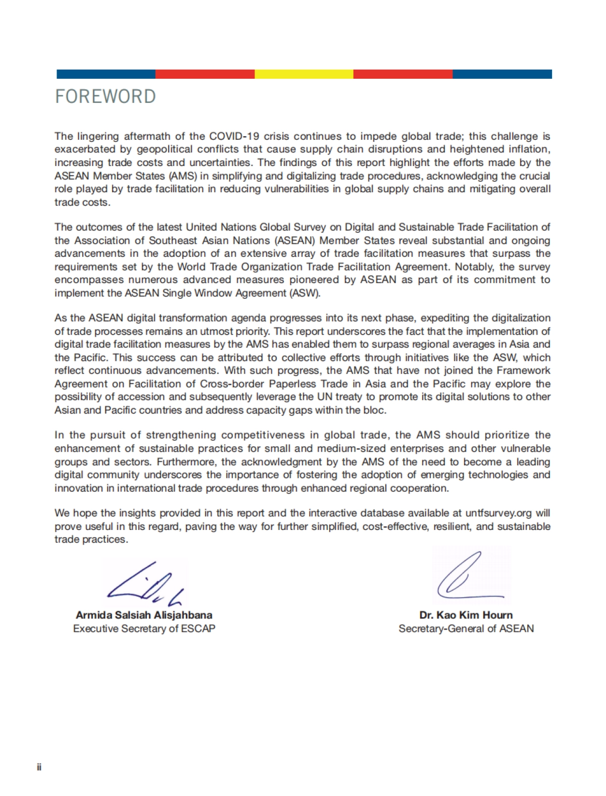 联合国亚太经社会:2023年东南亚国家联盟数字化和可持续贸易_第4页