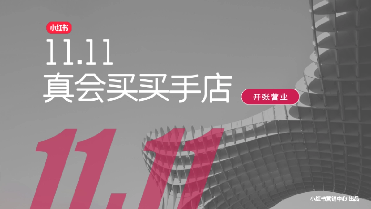 双11真会买买手店-小红书电商内循环IP招商方案_第1页