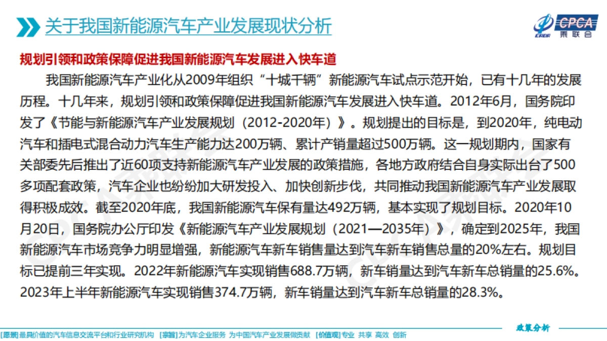 乘联会：关于2023年上半年促进新能源汽车产业高质量发展的相关政策综合分析_第3页