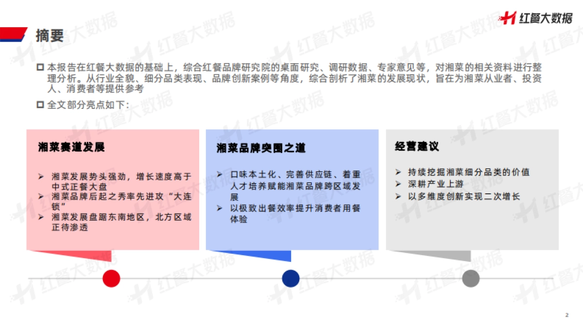 红餐品牌研究院：湘菜发展报告2023_第2页