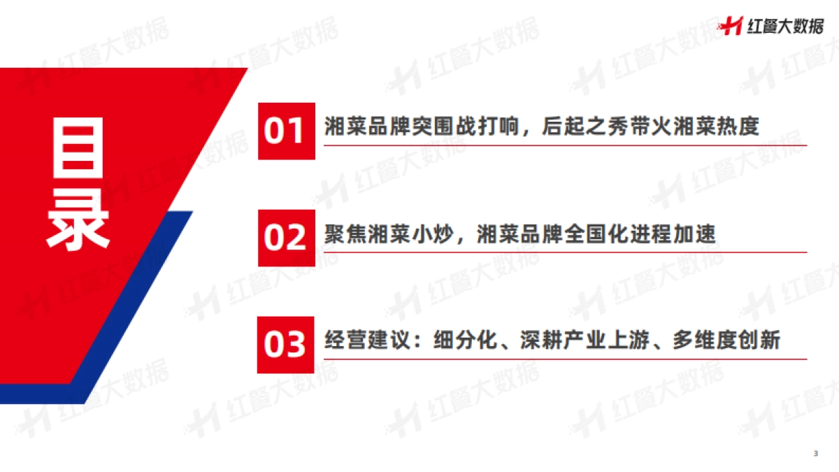 红餐品牌研究院：湘菜发展报告2023_第3页
