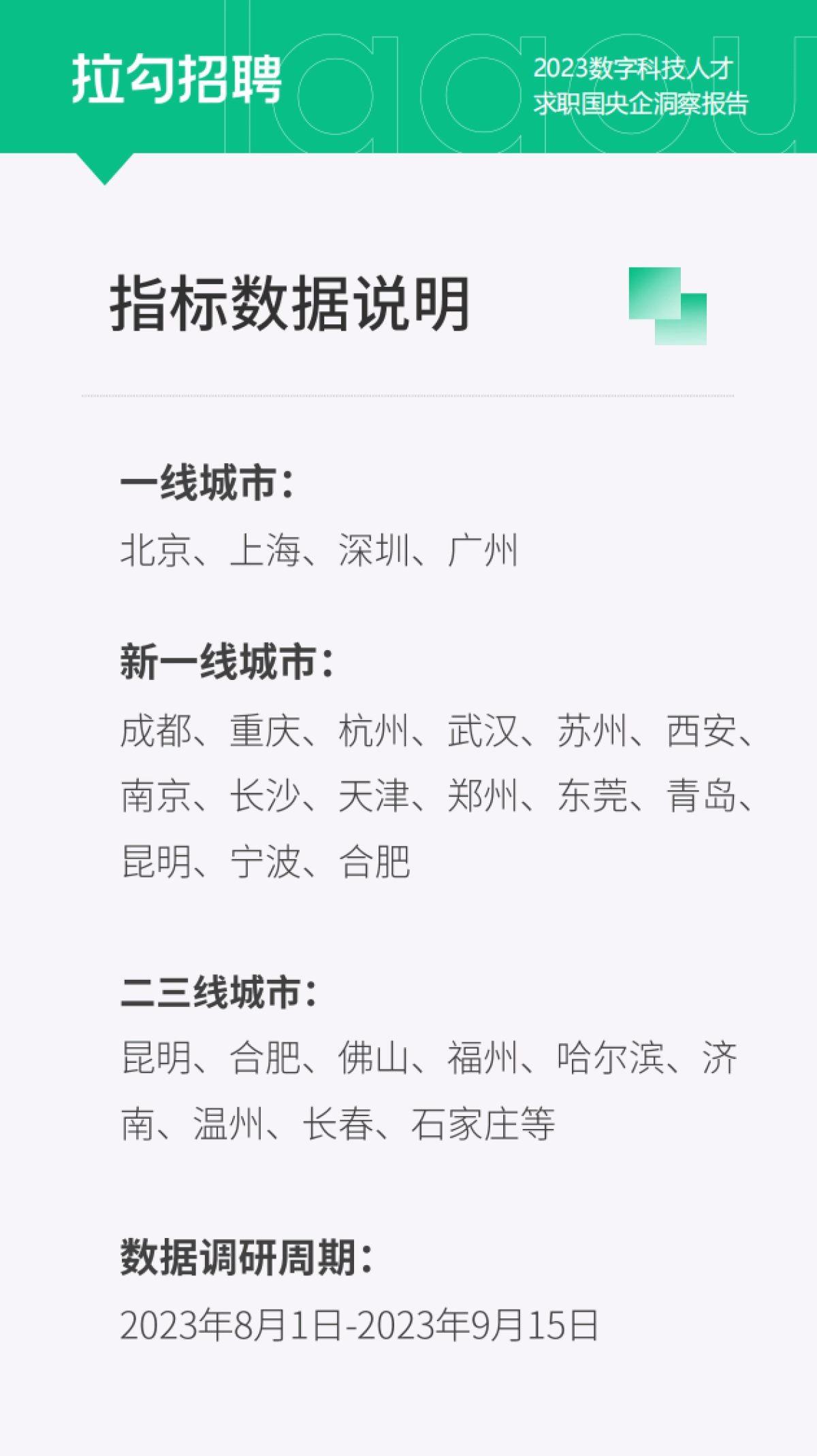 拉勾招聘：2023数字科技人才求职国央企洞察报告_第3页