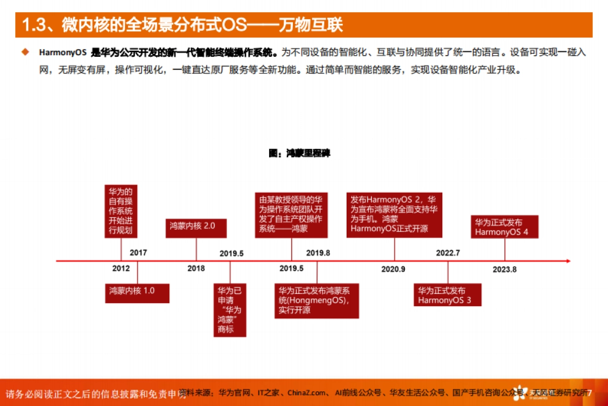 天风证券:计算机行业深度研究-鸿蒙-全球开放操作系统的第二选择_第7页