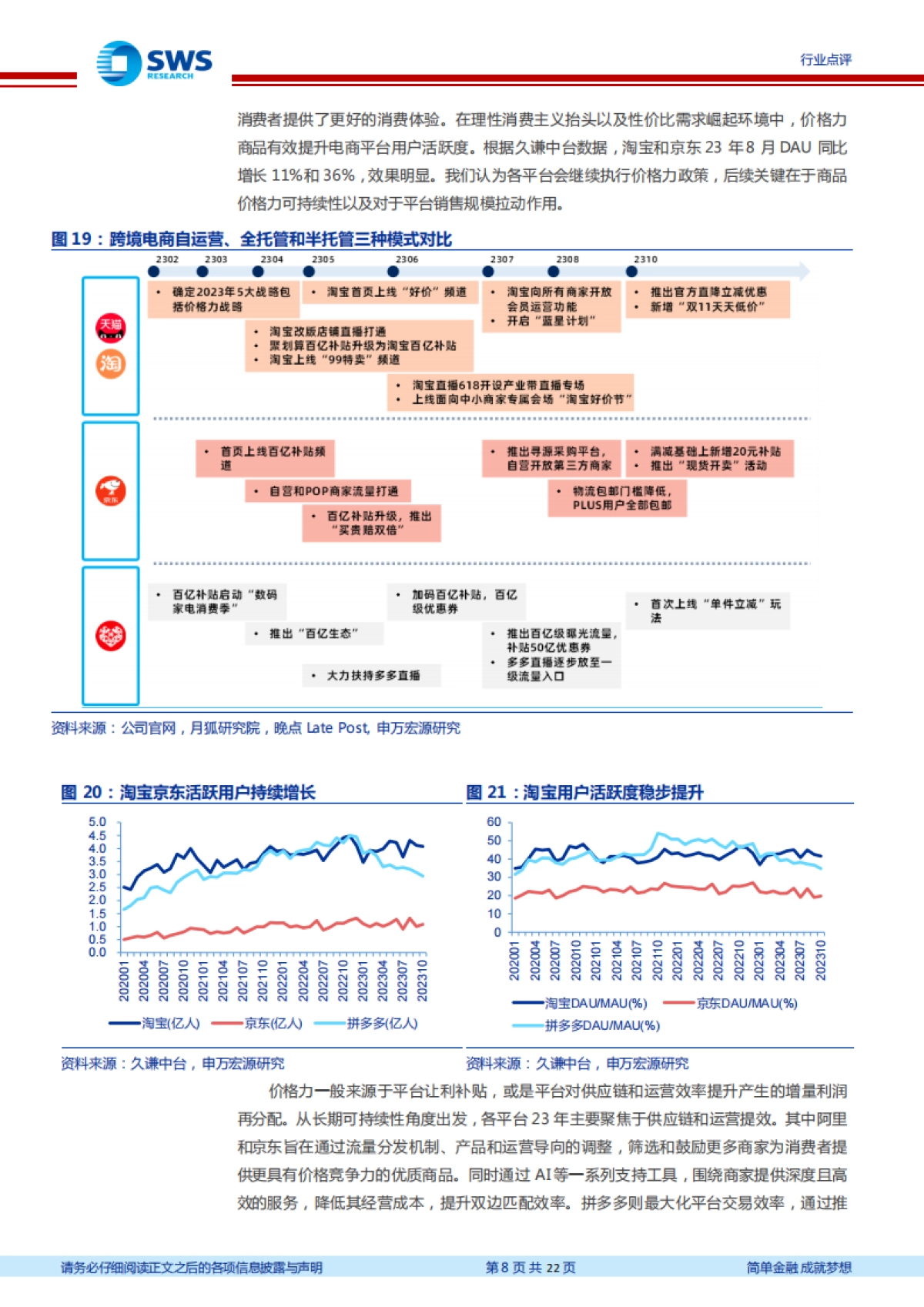 2023Q3互联网电商行业业绩总结：理性消费新一轮出海双引擎，电商开启新周期-申万宏源研究_第8页