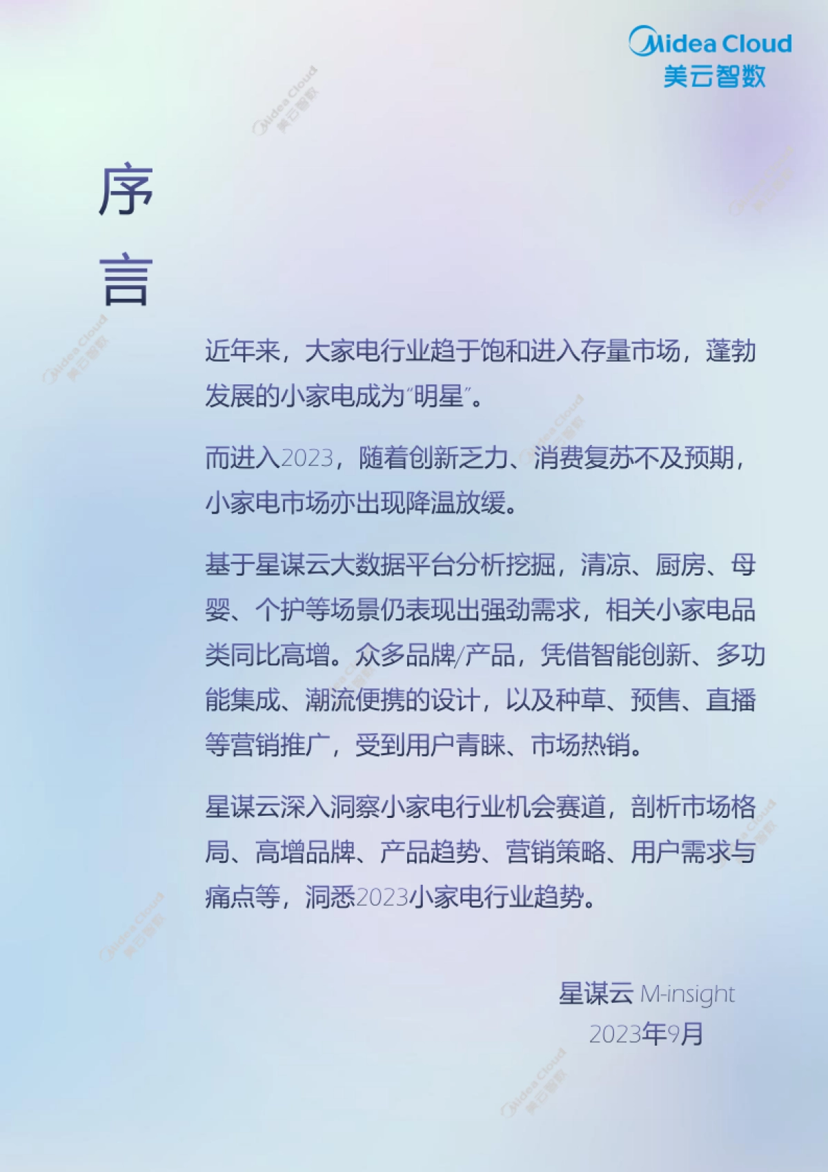 2023小家电行业趋势洞察报告-美云智数_第2页