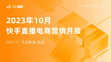 飞瓜数据：2023年10月快手直播电商营销月报
