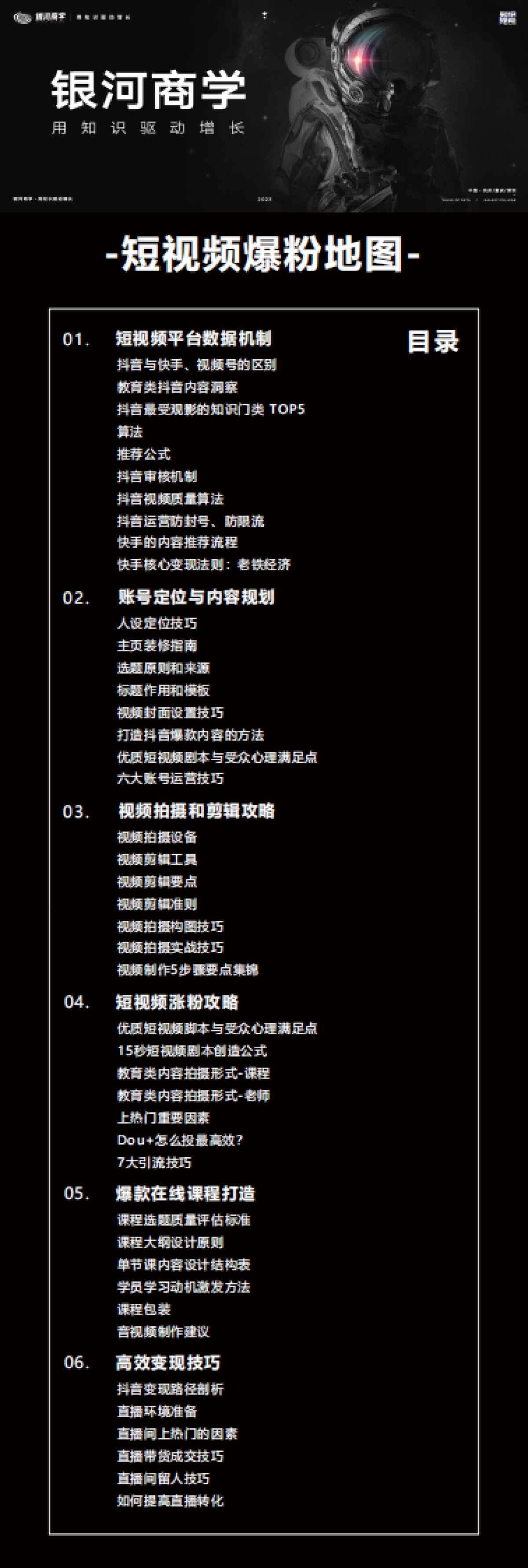 银河商学-短视频爆粉地图_第1页