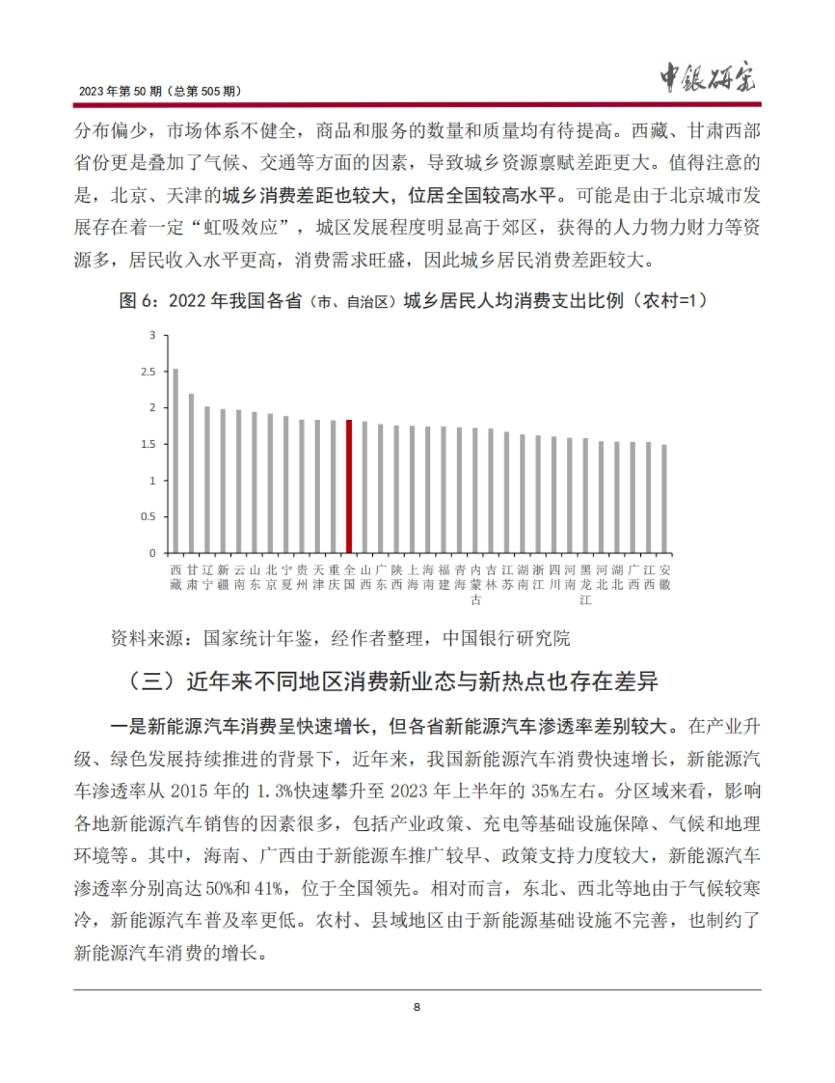 中国银行：基于区域消费比较看我国消费潜力及消费金融业务机会_第9页