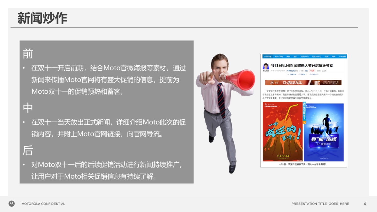 Moto双十一促销ZOL推广方案_第4页