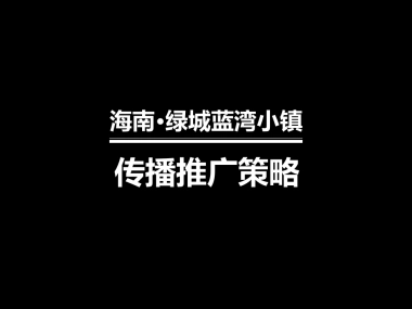 海南蓝湾小镇策略整合