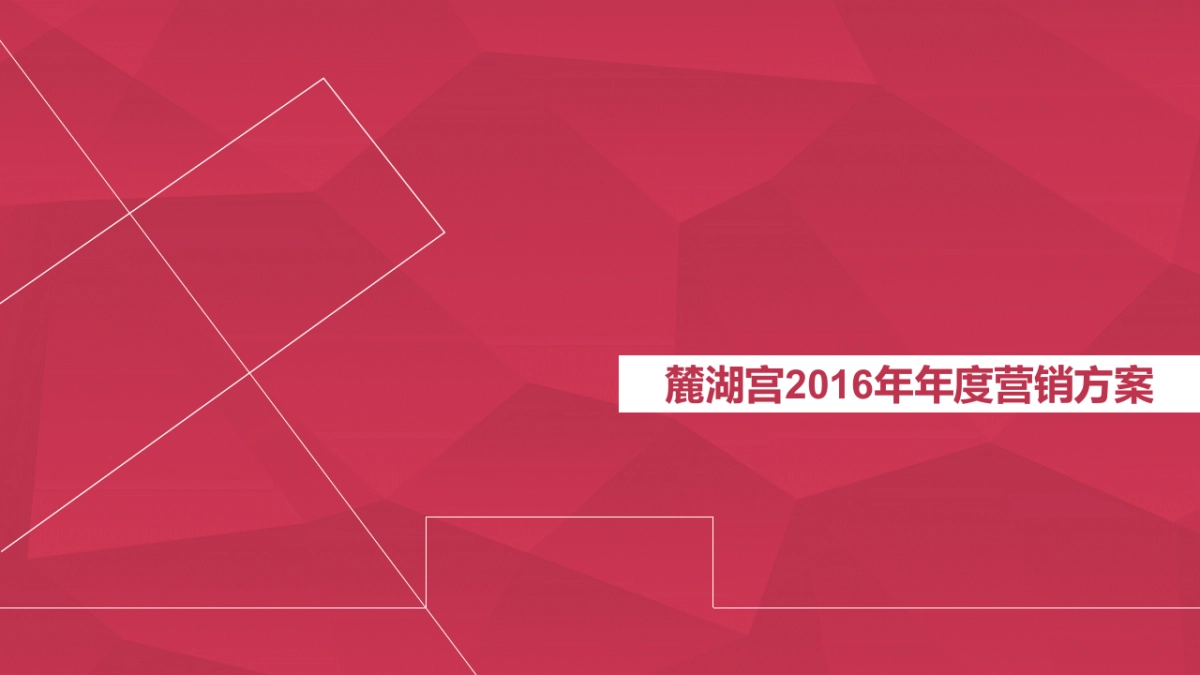 麓湖宫年度营销方案_第1页