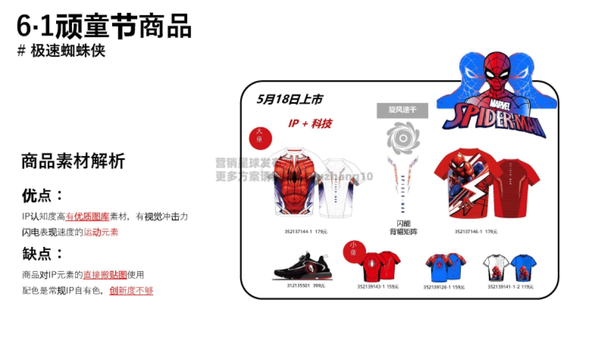 安踏儿童蜘蛛侠IP合作款商品传播方案_第6页