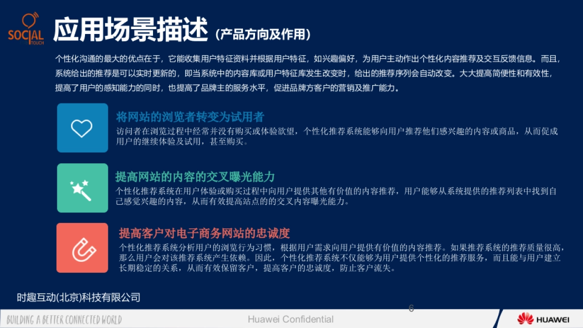 华为大数据ISV行业应用合作伙伴“时趣互动_个性化沟通_应用提案_第6页
