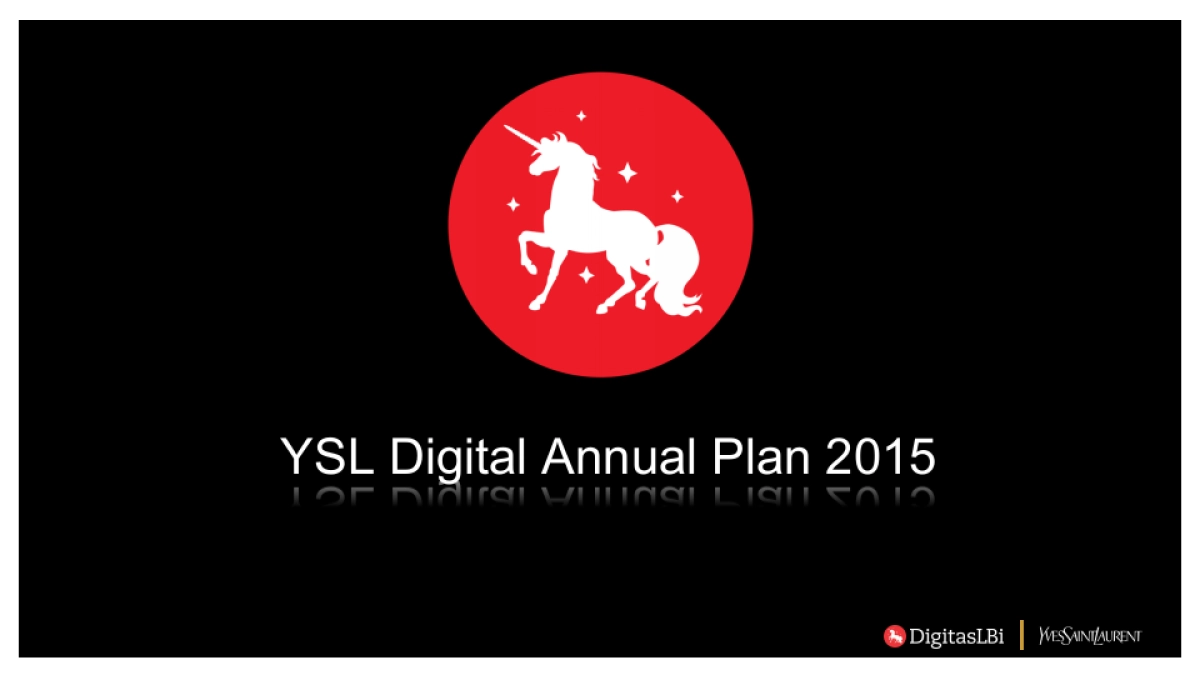 【DigitasLBi】YSL Digital Annual Plan_第1页