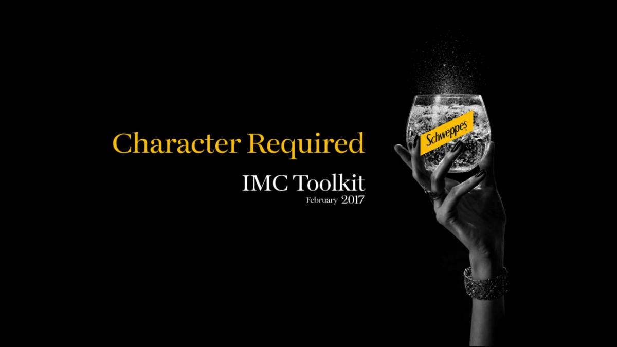 Global Strategy_Schweppes IMC Toolkit FINAL_第1页