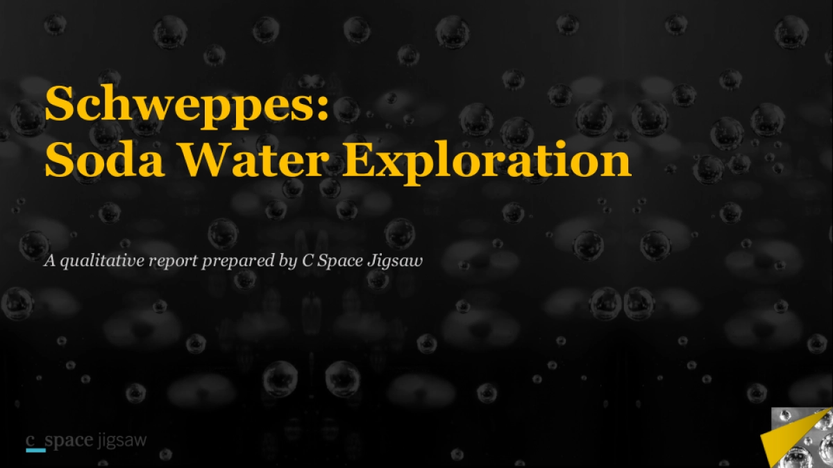 Schweppes_C Space Jigsaw report_第1页