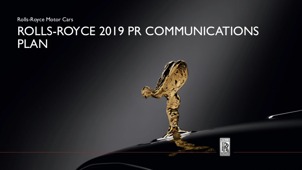 Rolls-Royce 2019 PR Communications Plan_第1页