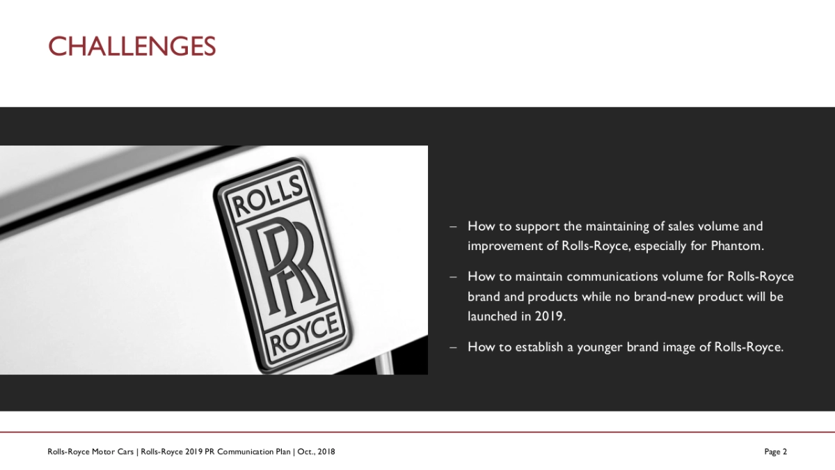 Rolls-Royce 2019 PR Communications Plan_第2页