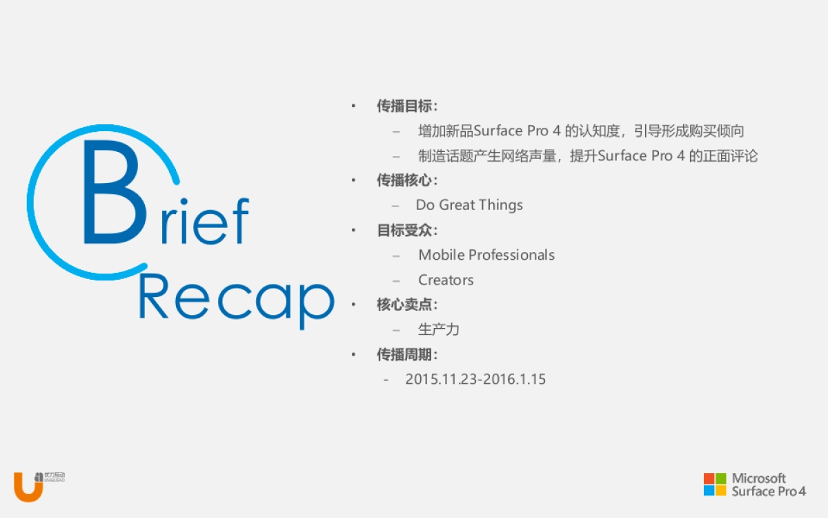 Surface Pro 4 Social Campaign Plan_第2页