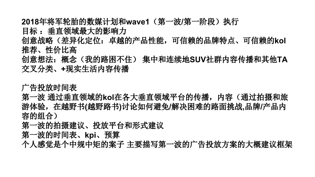 2018 General Tire Annual Digital Campaign Plan &Wave 1_第2页