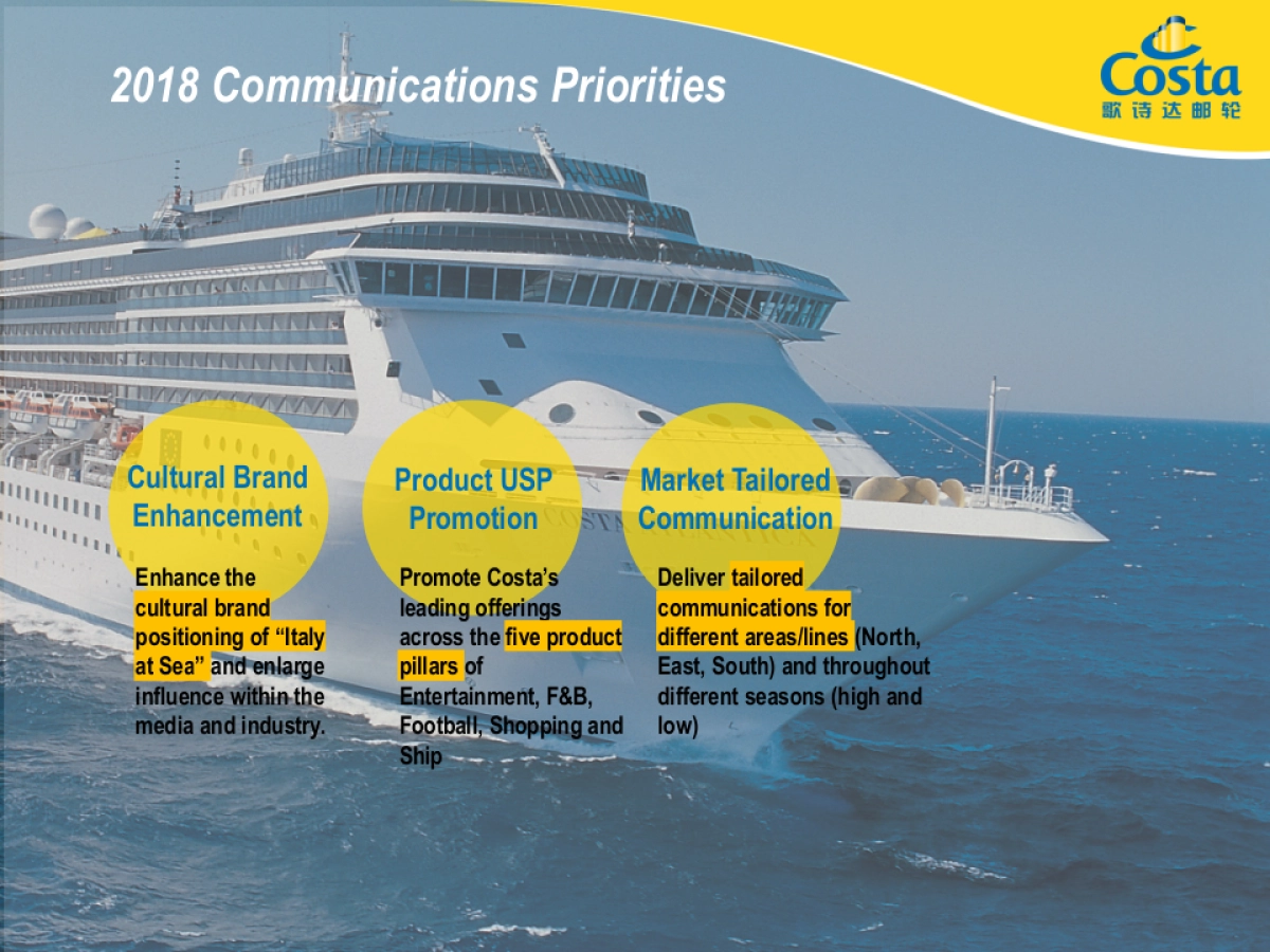 Costa Cruises 2018 Communications Proposal Edelman DRAFT 180109-c_第2页