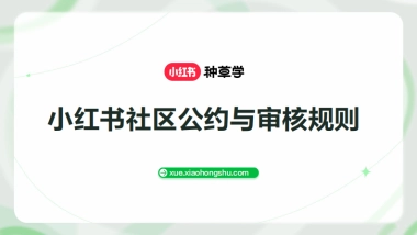 红书社区公约与审核规则