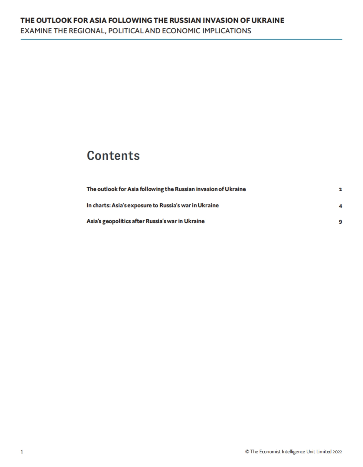 俄乌战争如何重塑亚洲地缘政治和经济发展（英）-经济学人智库7页_第3页