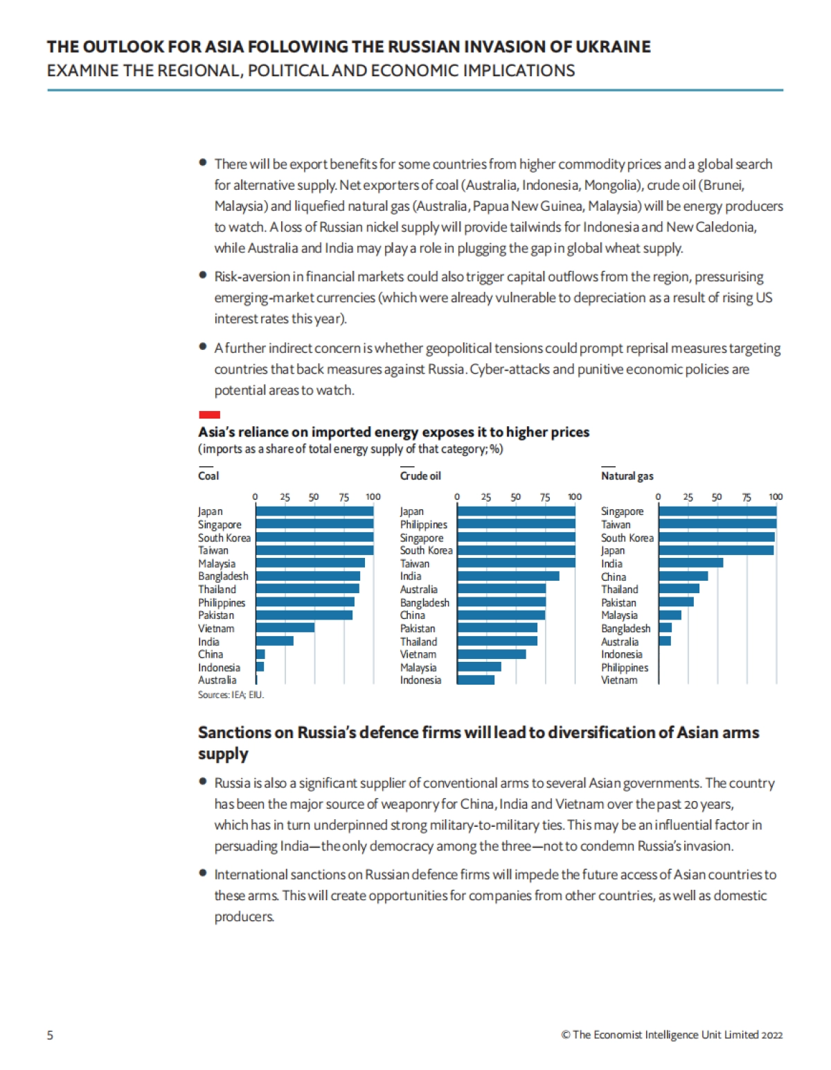 俄乌战争如何重塑亚洲地缘政治和经济发展（英）-经济学人智库7页_第7页