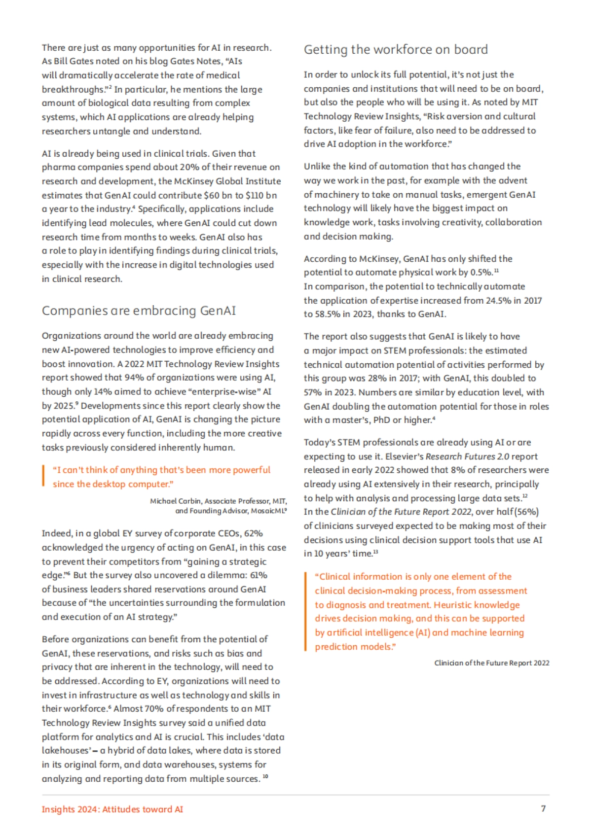 跨越信任鸿沟：AI在科研与医疗领域深度应用的核心挑战-爱思唯尔（Elsevier）_第7页